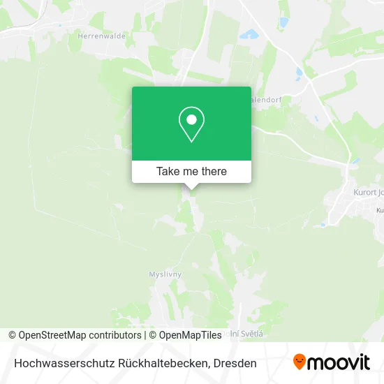 Карта Hochwasserschutz Rückhaltebecken