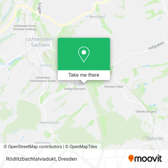 Rödlitzbachtalviadukt map