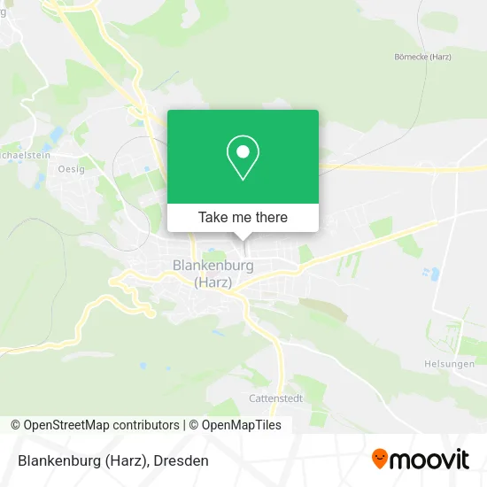 Карта Blankenburg (Harz)
