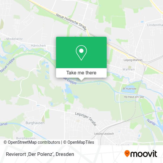 Карта Revierort ‚Der Polenz‘