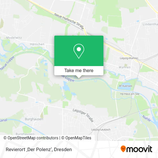 Карта Revierort ‚Der Polenz‘