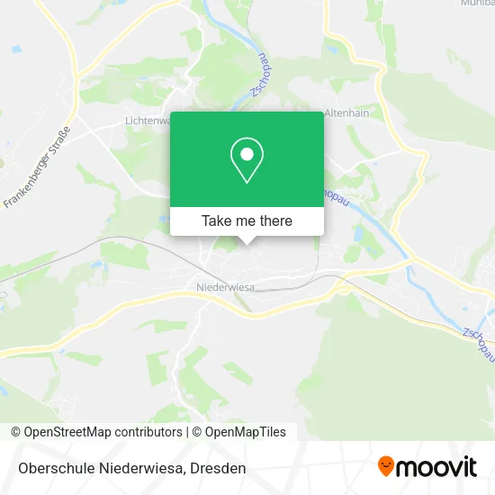 Карта Oberschule Niederwiesa