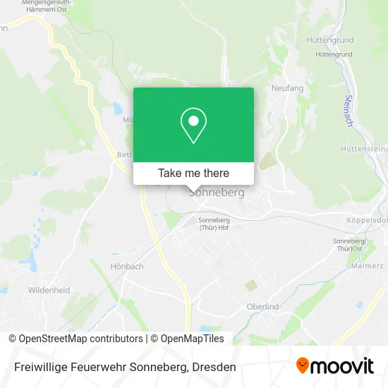 Карта Freiwillige Feuerwehr Sonneberg