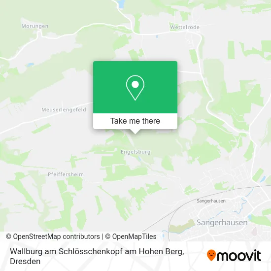 Карта Wallburg am Schlösschenkopf am Hohen Berg