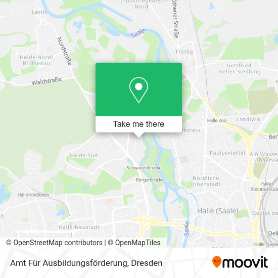 Карта Amt Für Ausbildungsförderung