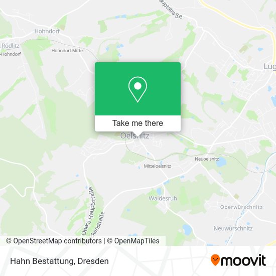 Карта Hahn Bestattung