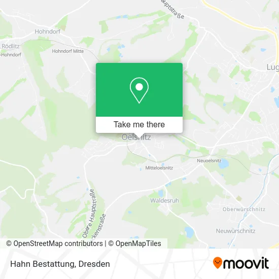 Карта Hahn Bestattung