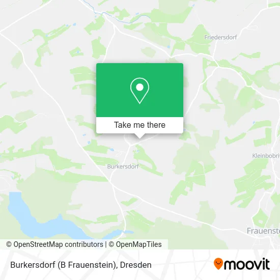 Карта Burkersdorf (B Frauenstein)