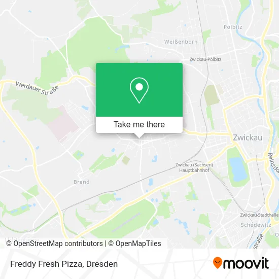 Карта Freddy Fresh Pizza