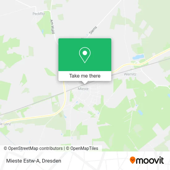 Карта Mieste Estw-A