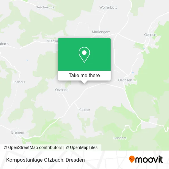Карта Kompostanlage Otzbach