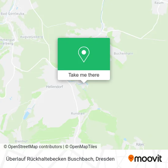 Карта Überlauf Rückhaltebecken Buschbach
