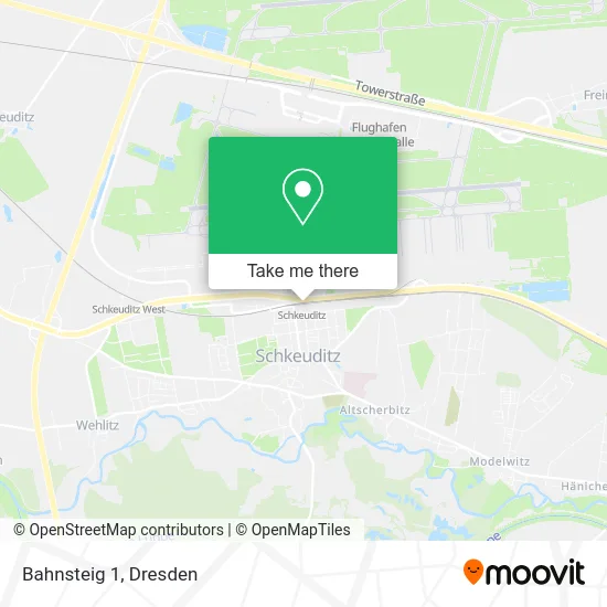 Карта Bahnsteig 1