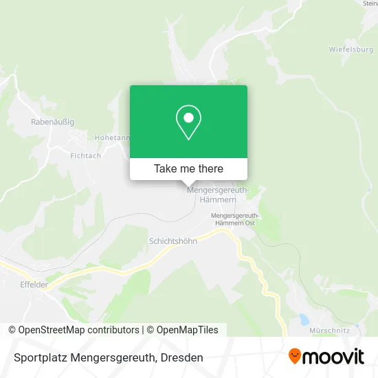 Карта Sportplatz Mengersgereuth