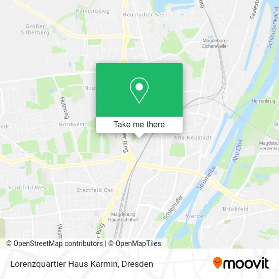 Карта Lorenzquartier Haus Karmin
