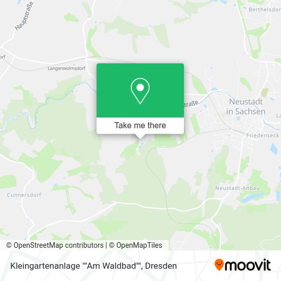Карта Kleingartenanlage ""Am Waldbad""