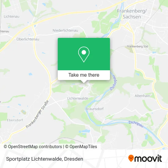 Карта Sportplatz Lichtenwalde