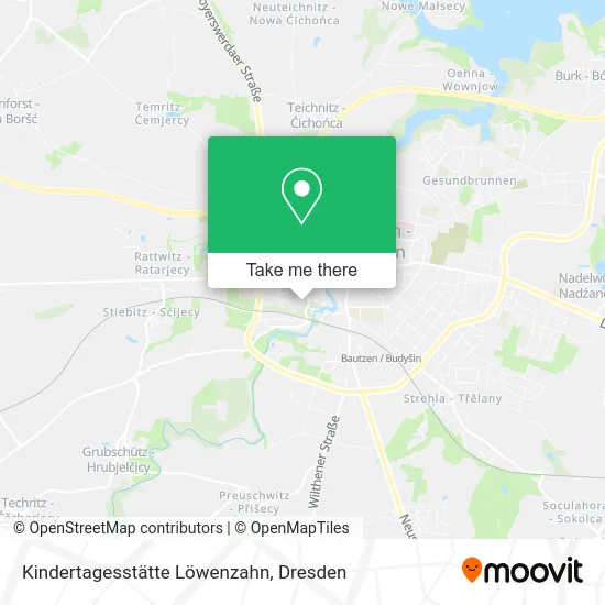 Карта Kindertagesstätte Löwenzahn