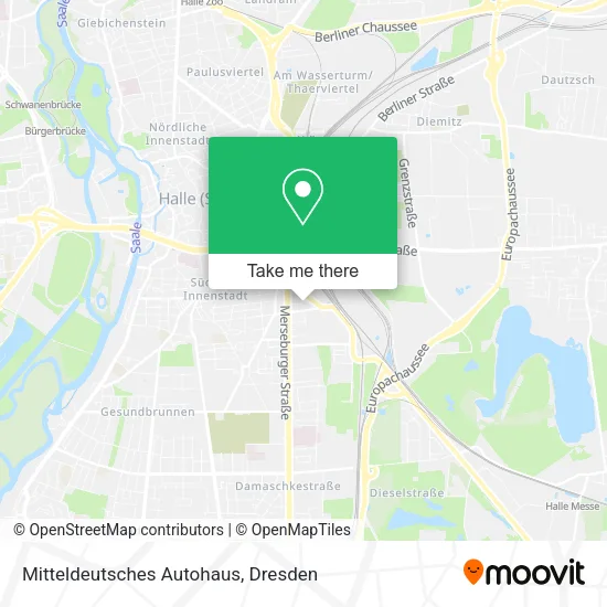 Карта Mitteldeutsches Autohaus