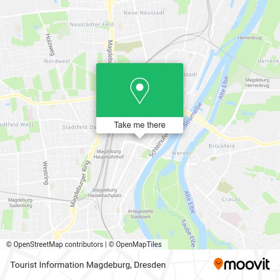 Карта Tourist Information Magdeburg