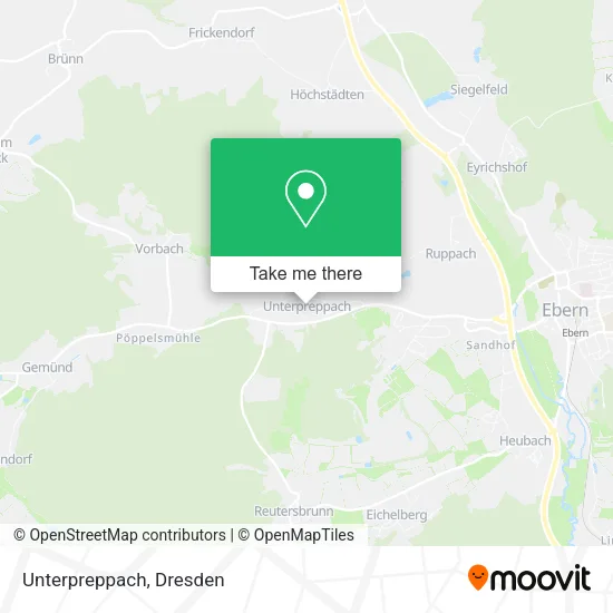 Карта Unterpreppach