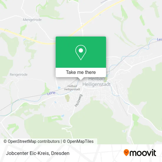 Карта Jobcenter Eic-Kreis