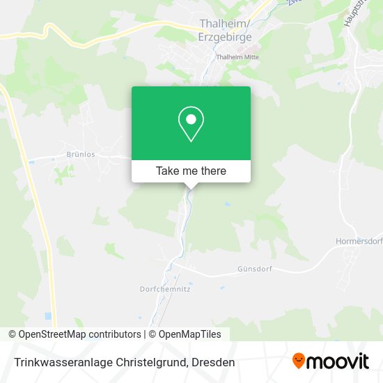 Карта Trinkwasseranlage Christelgrund
