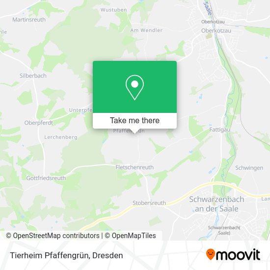 Карта Tierheim Pfaffengrün