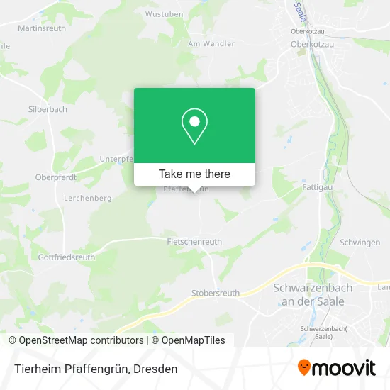Карта Tierheim Pfaffengrün