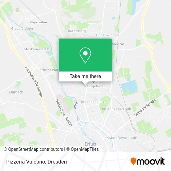 Pizzeria Vulcano map