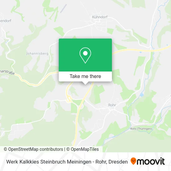 Карта Werk Kalkkies Steinbruch Meiningen - Rohr