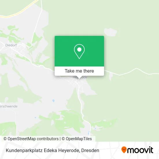 Карта Kundenparkplatz Edeka Heyerode