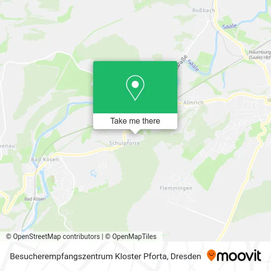 Besucherempfangszentrum Kloster Pforta map