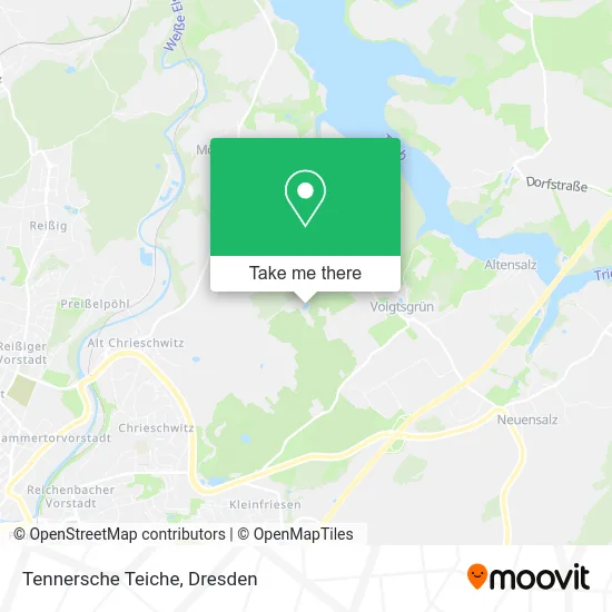 Карта Tennersche Teiche