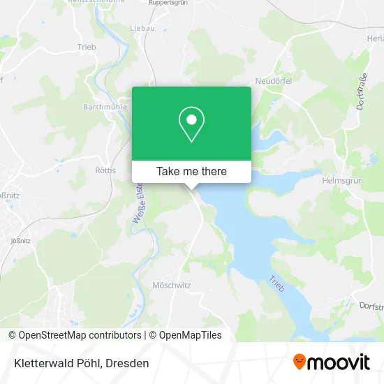 Карта Kletterwald Pöhl