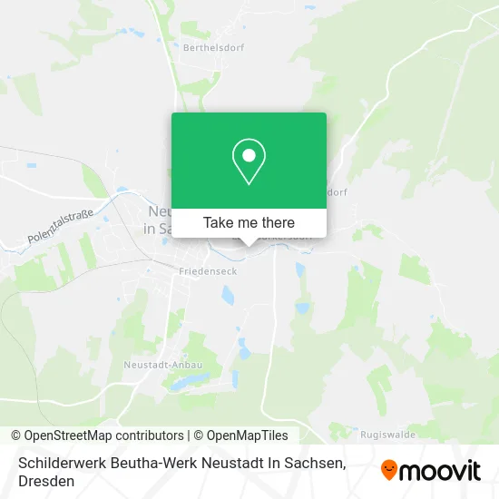 Карта Schilderwerk Beutha-Werk Neustadt In Sachsen
