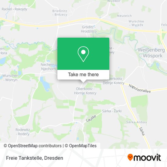 Карта Freie Tankstelle