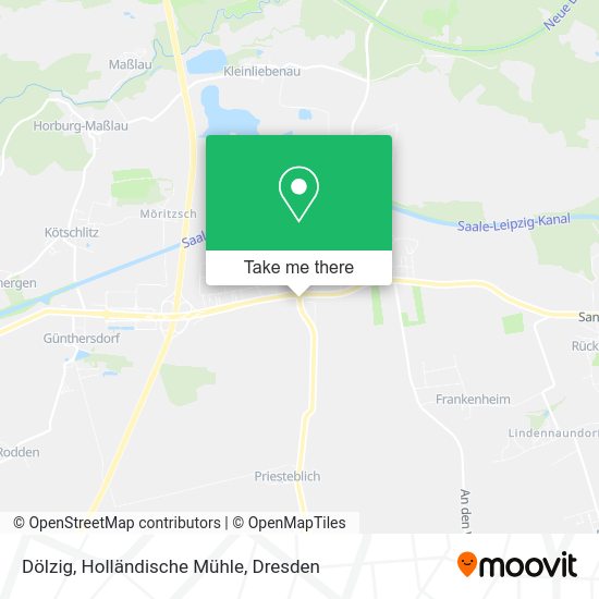 Карта Dölzig, Holländische Mühle