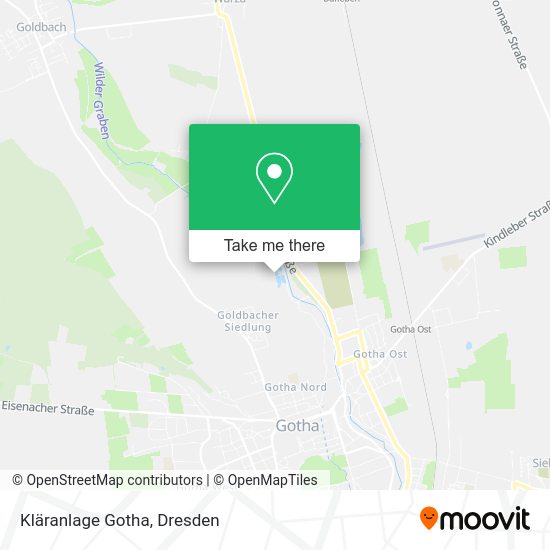 Карта Kläranlage Gotha