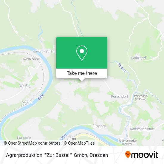 Agrarproduktion ""Zur Bastei"" Gmbh map
