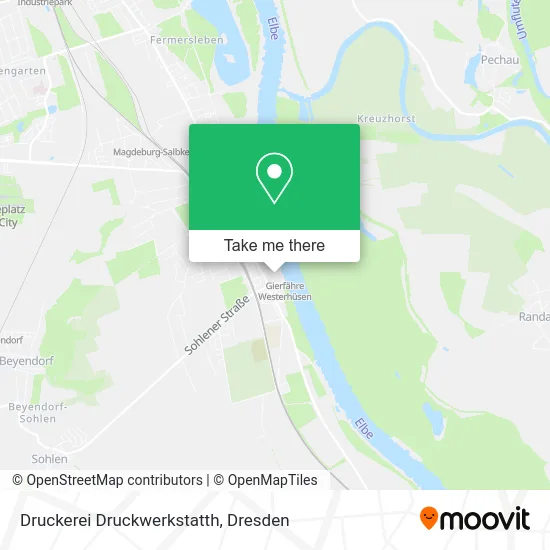 Карта Druckerei Druckwerkstatth