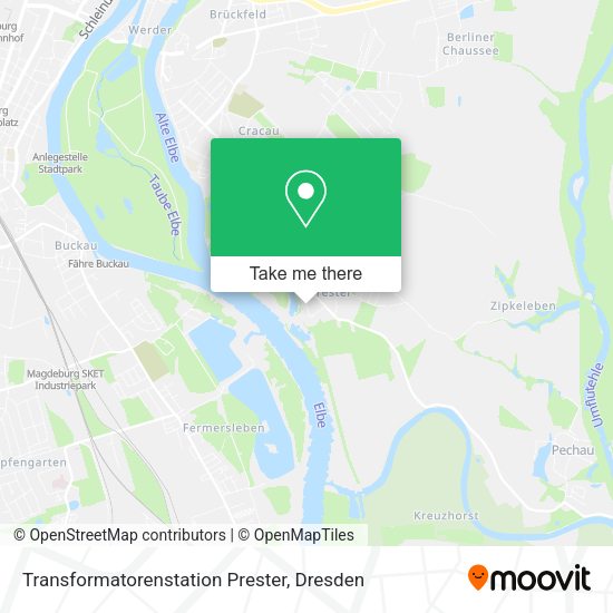 Карта Transformatorenstation Prester