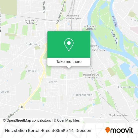 Карта Netzstation Bertolt-Brecht-Straße 14