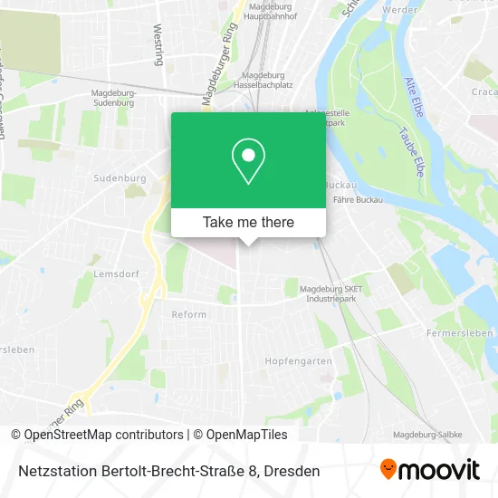 Карта Netzstation Bertolt-Brecht-Straße 8