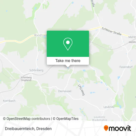 Карта Dreibauernteich