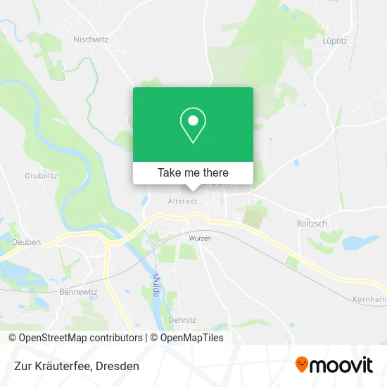 Карта Zur Kräuterfee