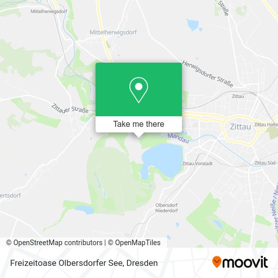 Карта Freizeitoase Olbersdorfer See
