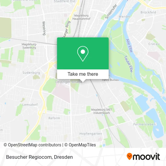 Карта Besucher Regiocom