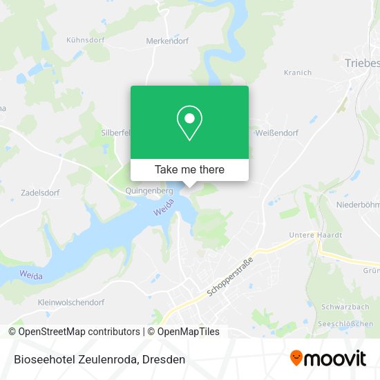 Карта Bioseehotel Zeulenroda