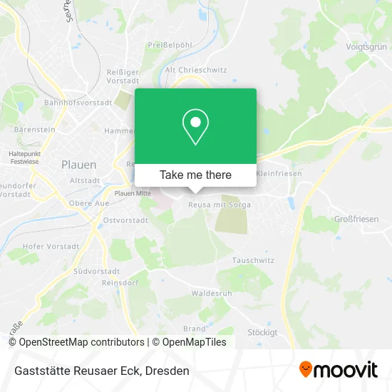 Карта Gaststätte Reusaer Eck